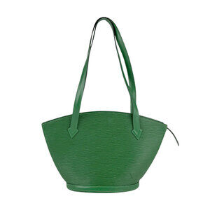 Louis Vuitton Epi Saint Jacques Long Shoulder Bag Leather Borneo Green
